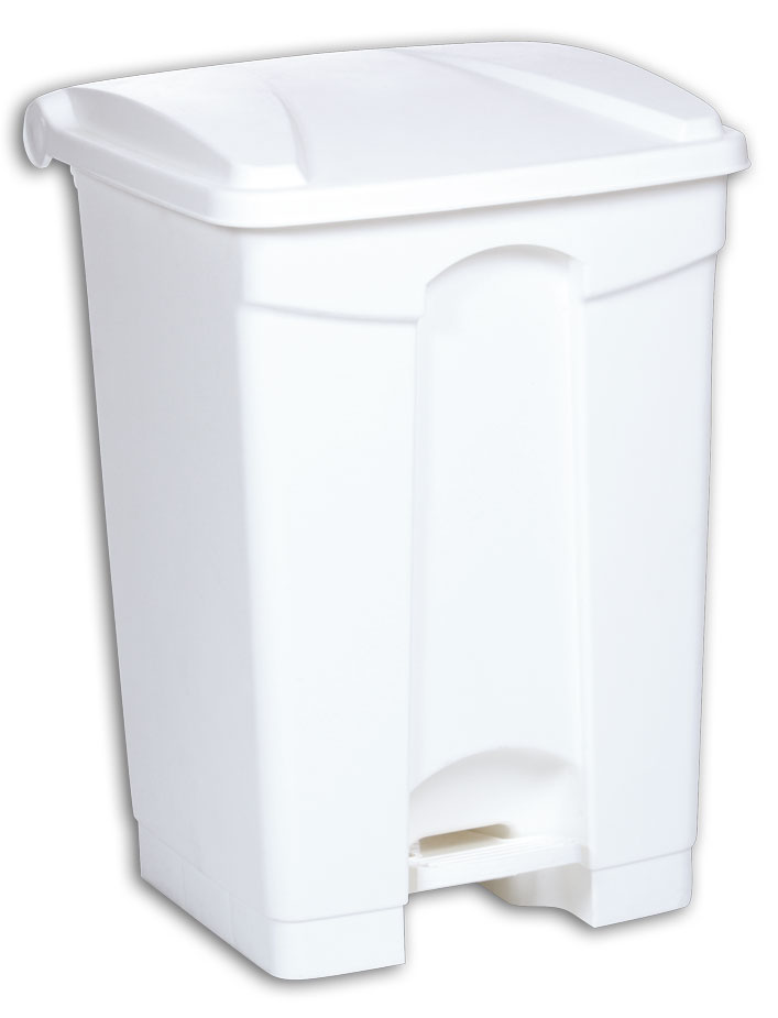 POUBELLE A PEDALE STRONGLY | 45L | BLANCHE
