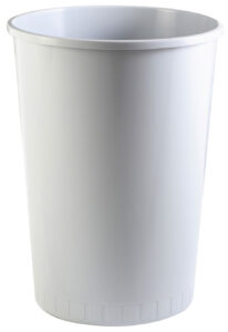 CORBEILLE RONDE | 45L | GRIS CLAIR