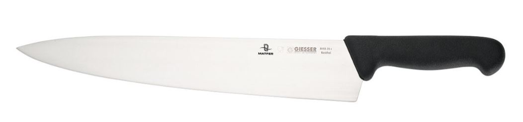 COUTEAU DE CUISINE CHEF MANCHE NOIR L 260 MM