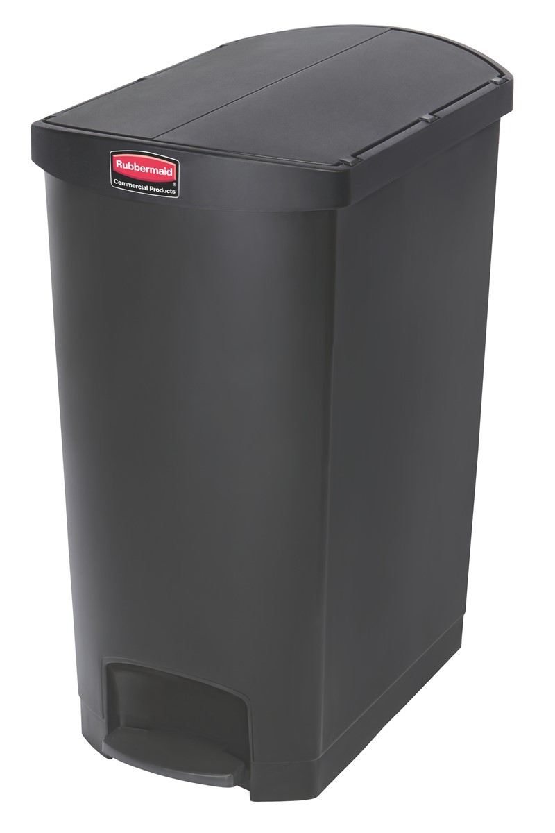 COLLECTEUR SLIM JIM A PEDALE | 90L | NOIR