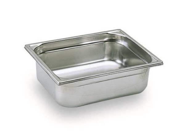 BAC GASTRONORME PLEIN S/ANSE INOX GN1/2 PROF 55 MM