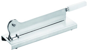 COUPE PAIN SOCLE INOX L 350 MM