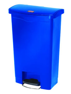 COLLECTEUR SLIM JIM A PEDALE | 50L | BLEU