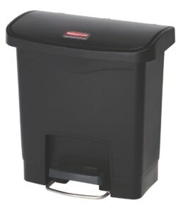 COLLECTEUR SLIM JIM A PEDALE | 15L | NOIR