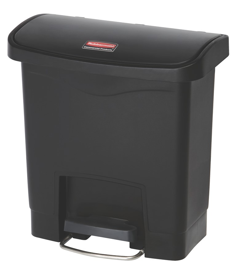 COLLECTEUR SLIM JIM A PEDALE | 15L | NOIR