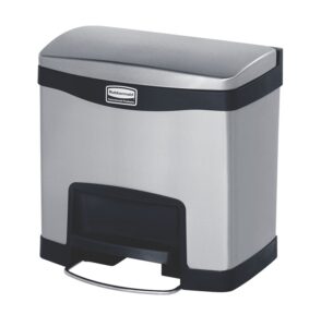 COLLECTEUR SLIM JIM PEDALE EN METAL | 15L | NOIR