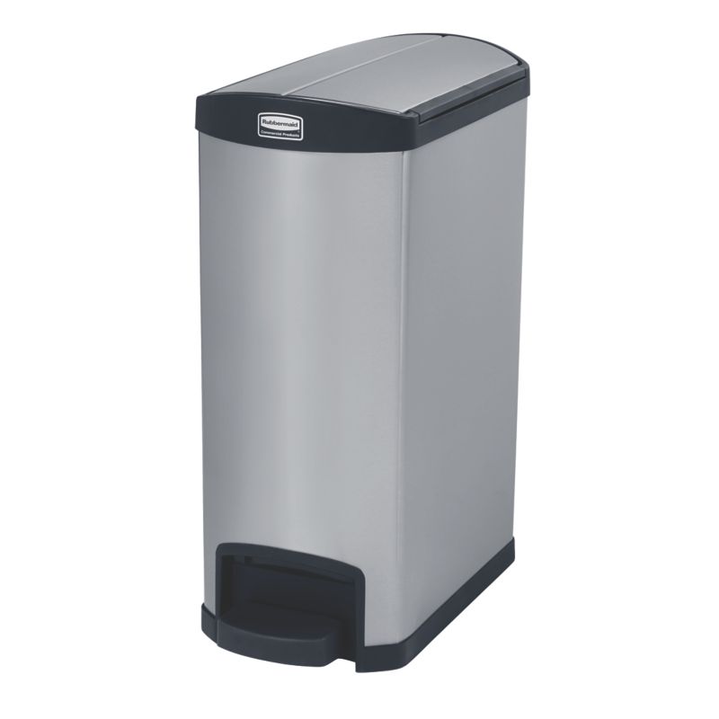COLLECTEUR SLIM JIM PEDALE EN METAL | 50L | NOIR