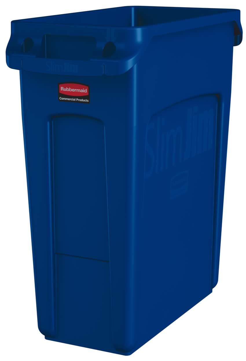 COLLECTEUR SLIM JIM + COND. AERATION | BLEU | 60L