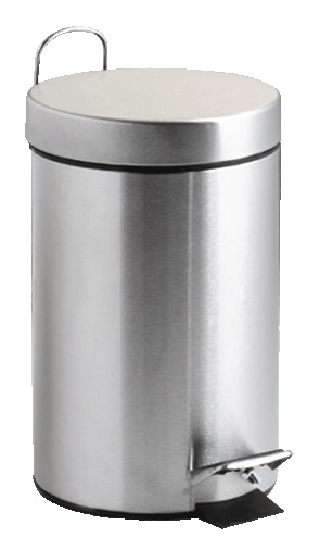 POUBELLE A PEDALE INOX | 12L AVEC SEAU INTERIEUR
