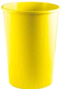 POUBELLE CORBEILLE GRAND VOLUME 45L | JAUNE