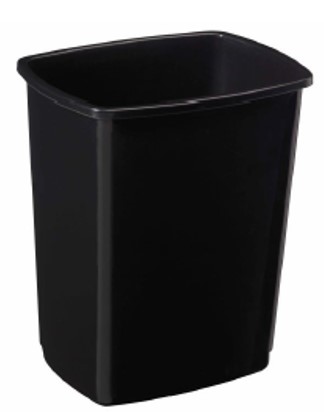 CORPS POUR POUBELLE BASCULANTE CLAP NOIR | 50L