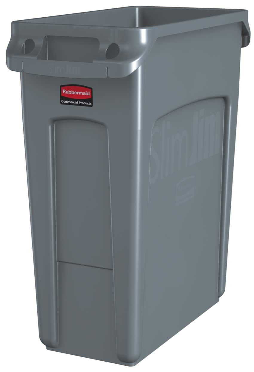 COLLECTEUR SLIM JIM + COND. AERATION | GRIS | 60L