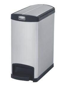 COLLECTEUR SLIM JIM PEDALE EN METAL | 30L | NOIR