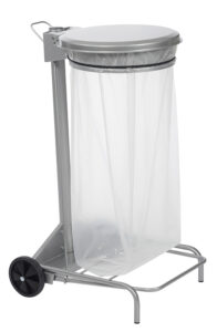 SUPPORT SAC A PEDALE COLLECROULE GRIS METAL 110 L