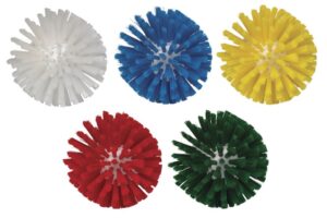 BROSSE RONDE A PAS DE VIS | Ø135 MM FIBRES MEDIUM