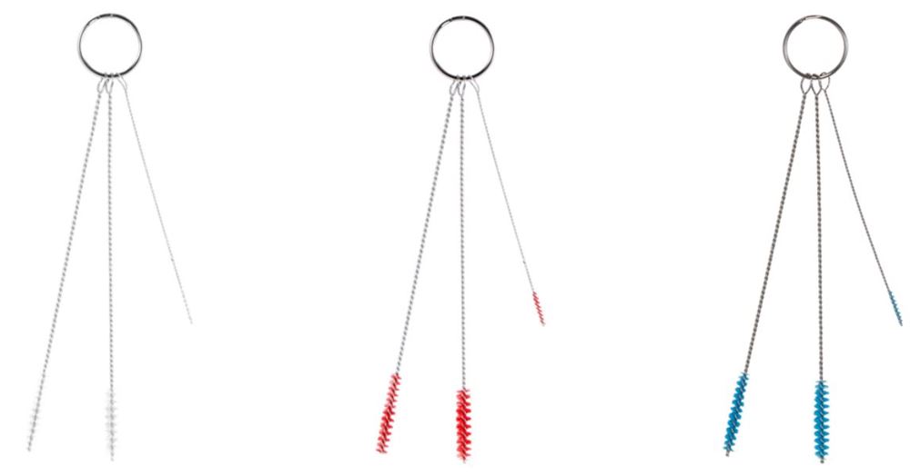 ENSEMBLES DE 3 BROSSES | Ø2 | Ø5 | Ø6 MM FIBRES SO
