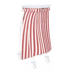 SAC A LINGE RAYE ROUGE 95x65cm 130gr/m² | 65L