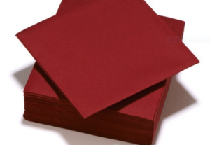 SERVIETTES VOIE SECHE BORDEAUX CT DE 500