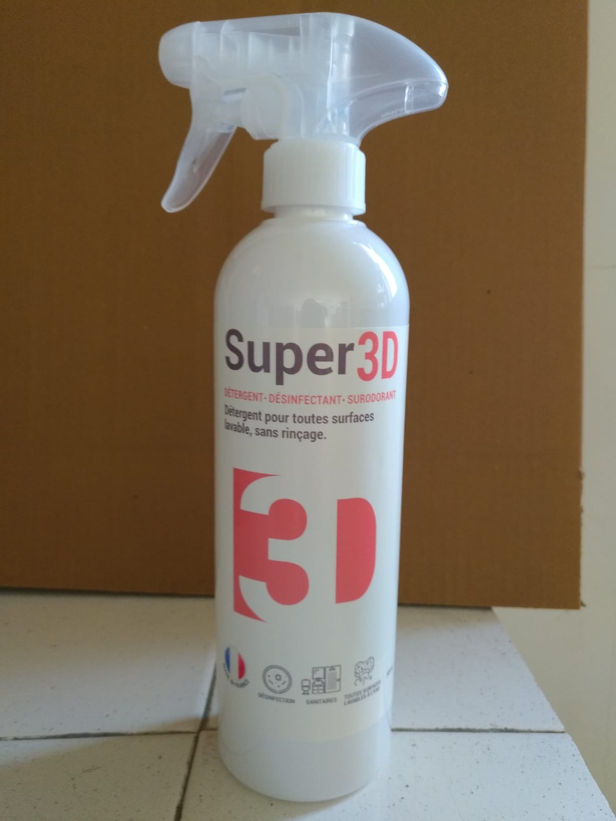 DESINFECTANT SUPER 3D 500ML PRET A L'EMPLOI