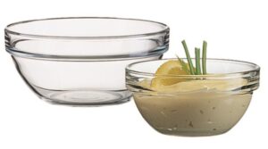 SALADIER EMPILABLE VERRE | 180CL ø20CM