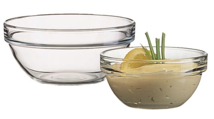 SALADIER EMPILABLE VERRE | 180CL ø20CM