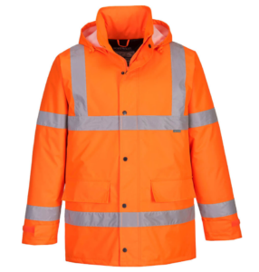 PARKA HIVER HAUTE VISIBILITE | TRAFFIC ORANGE