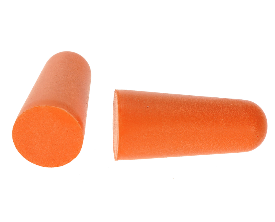 BOUCHONS ANTI-BRUIT EN MOUSSE DE PU | ORANGE