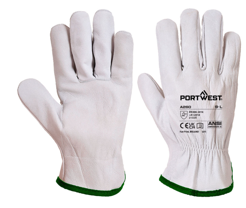 GANTS DRIVER CUIR OVIN | GRIS