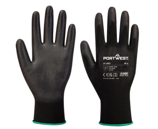 GANTS DE PROTECTION | ENDUIT PU NOIR