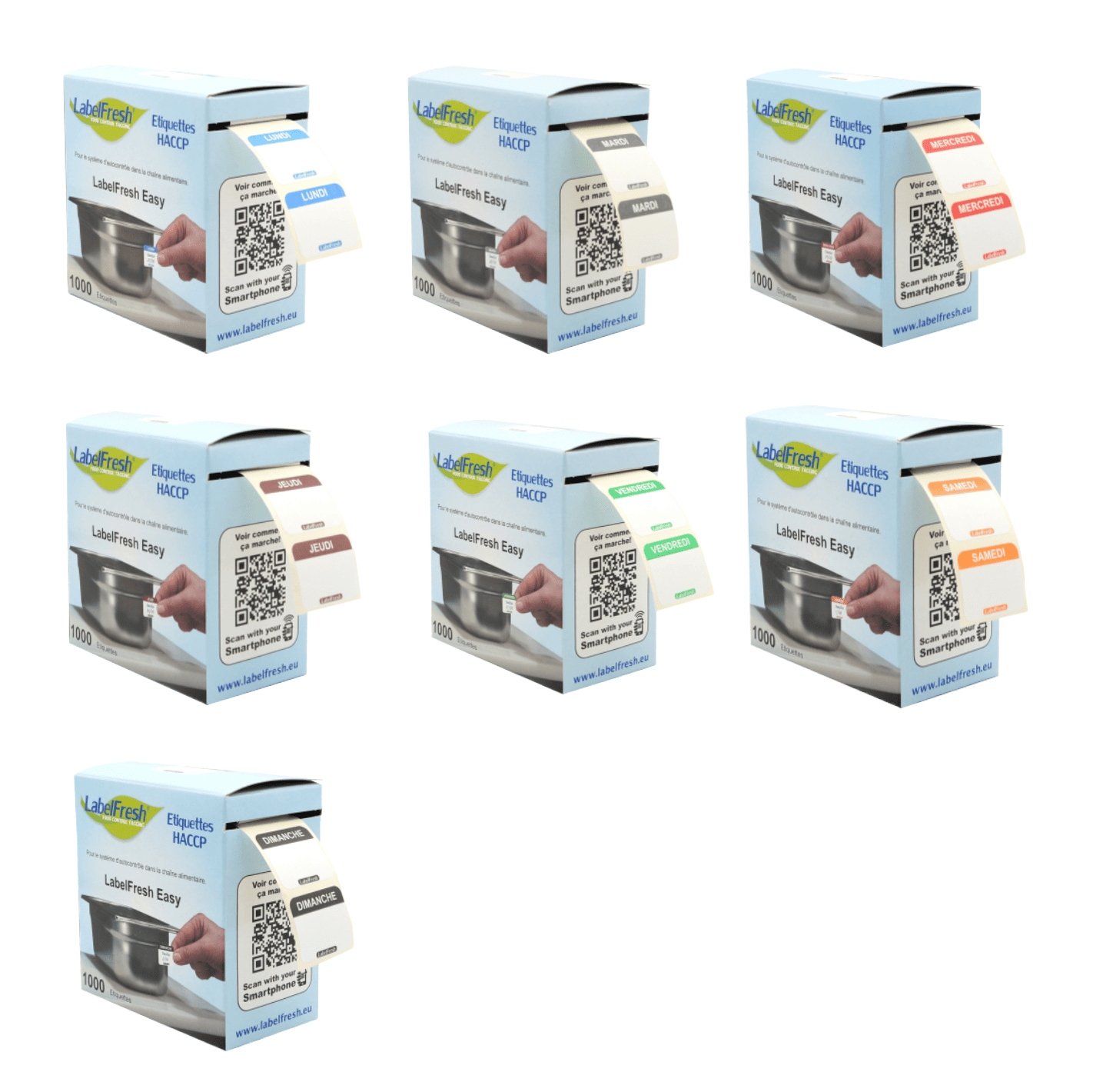 ETIQUETTES LABELFRESH EASY | SEMAINE