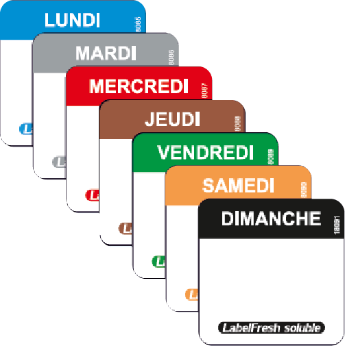 ETIQUETTES LABELFRESH EASY | SOLUBLES | SEMAINE