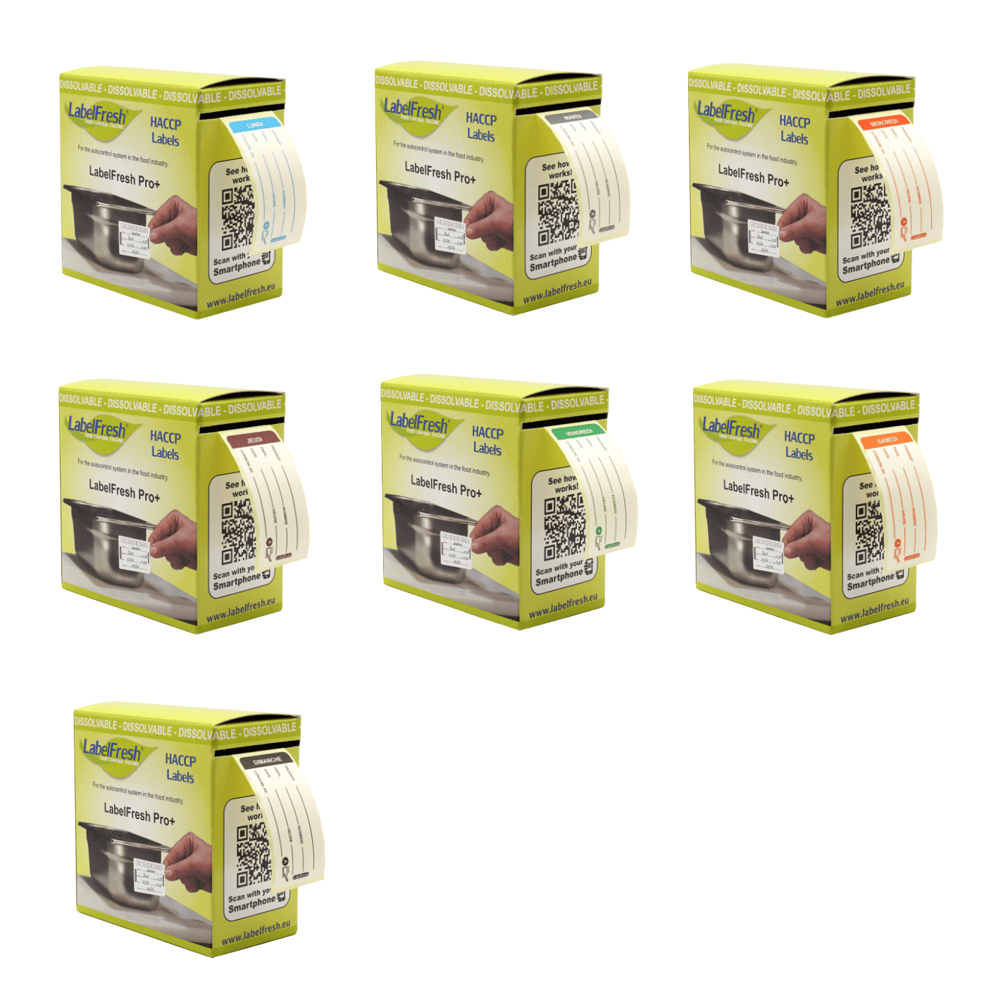 ETIQUETTES LABELFRESH PRO | SOLUBLES | SEMAINE