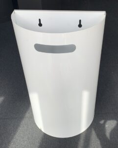 POUBELLE MURALE DECROCHABLE ARKEA BLANCHE | 40L