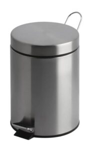 POUBELLE A PEDALE 5L INOX MAT
