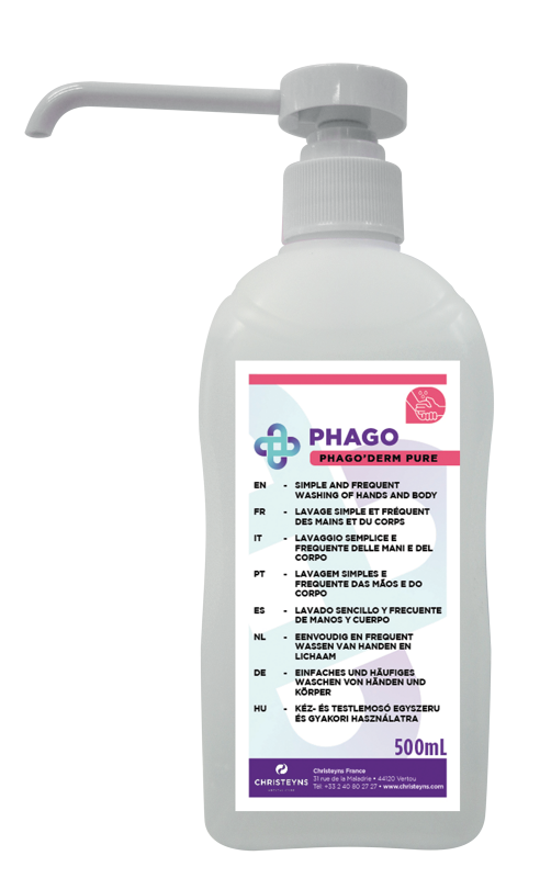 PHAGO'DERM PURE | AVEC POMPE 500ML