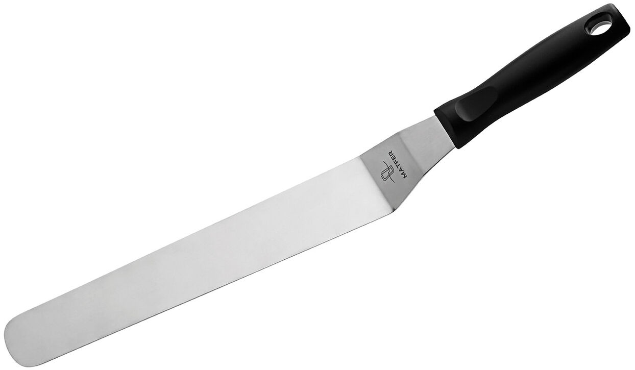 SPATULE COUDEE | INOX | MANCHE ERGONOMIQUE