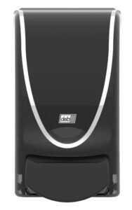 DISTRIBUTEUR SAVON DEB NOIR LISERET CHROME