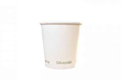 GOBELET CARTON BLANC 100% PAPIER | 10CL