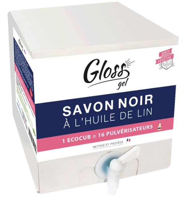 GLOSS ECOCUB SAVON NOIR A L'HUILE DE LIN