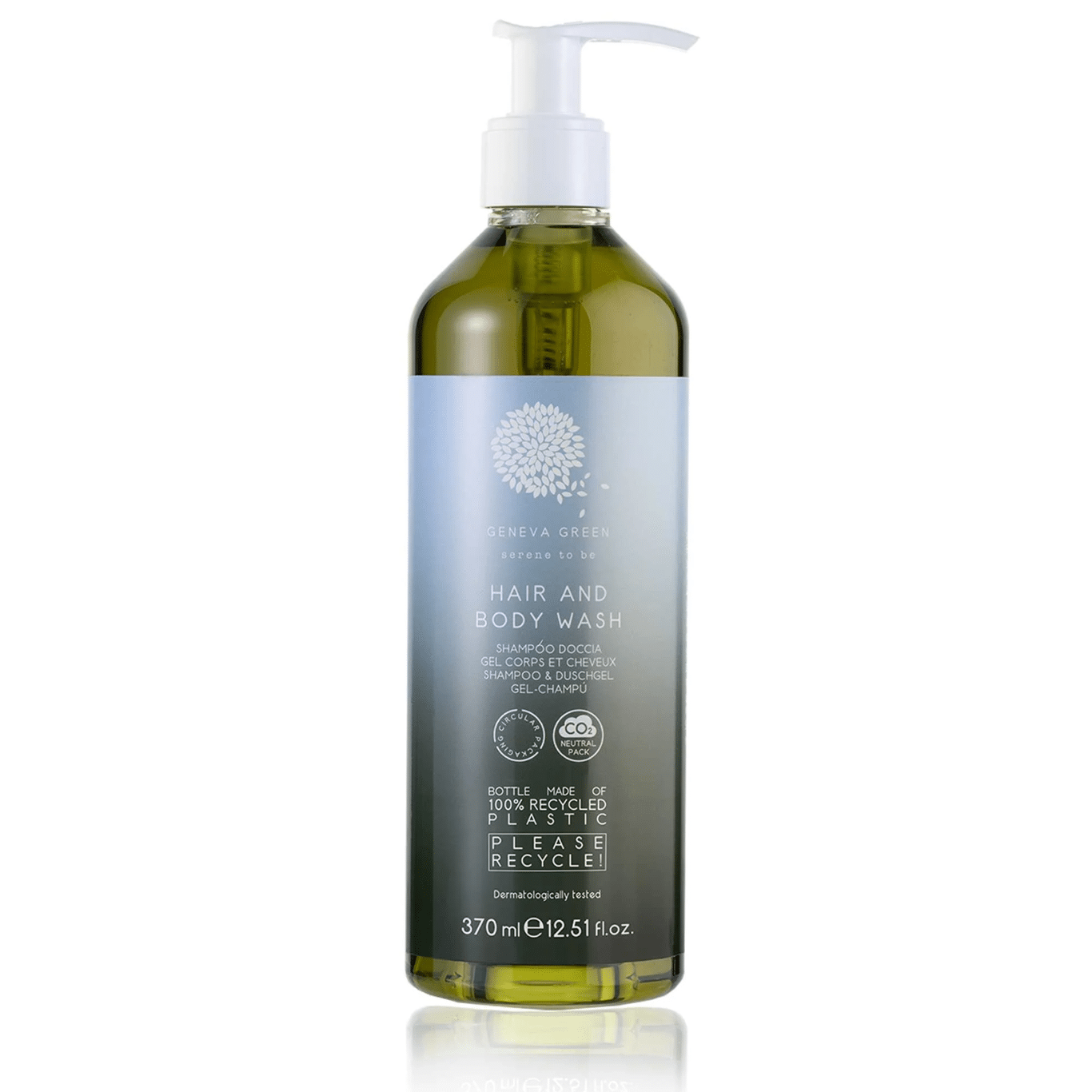 GEL DOUCHE CORPS ET CHEVEUX | GENEVA GREEN 370ML
