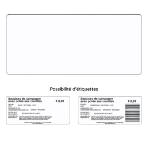 ETIQUETTES THERMALS DIRECT | SATO FX3-LX | 90x40MM