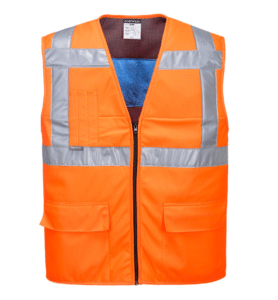GILET RAFRAICHISSANT HAUTE VISIBILITE | ORANGE