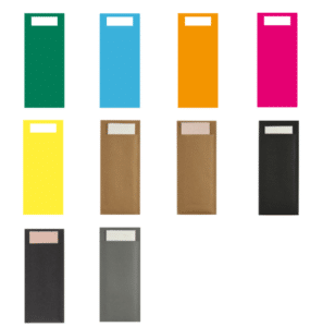 POCHETTES COUVERTS SERVIETTES OUATE | 8.5X20CM 2P