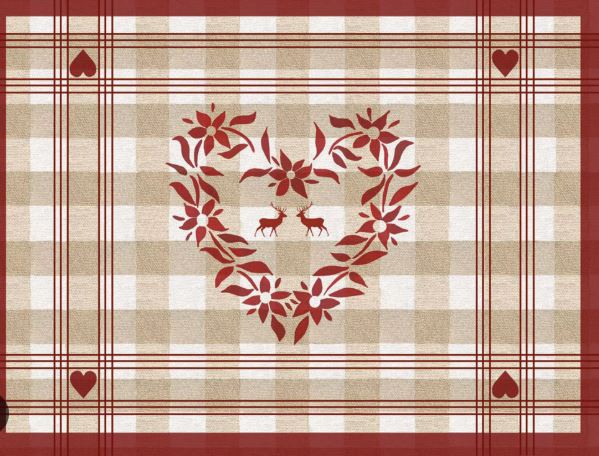 SET PAPIER 30x40CM DECOR EDELWEISS