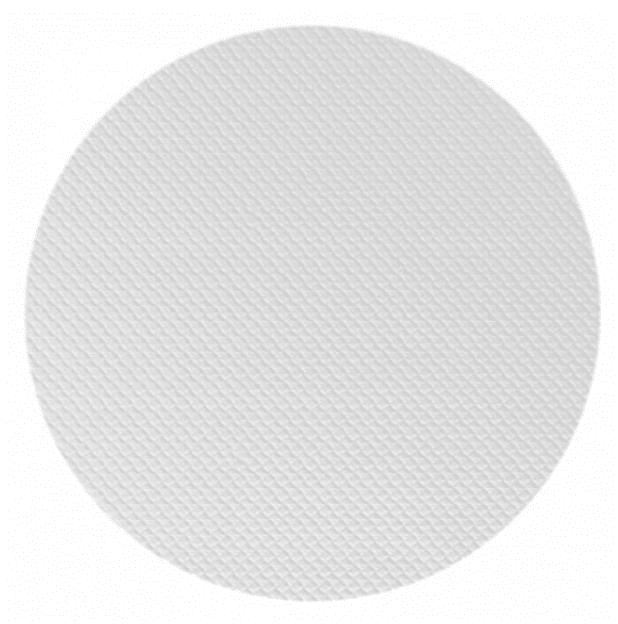 NAPPE PAPIER GAUFRE | RONDE BLANC | 128CM