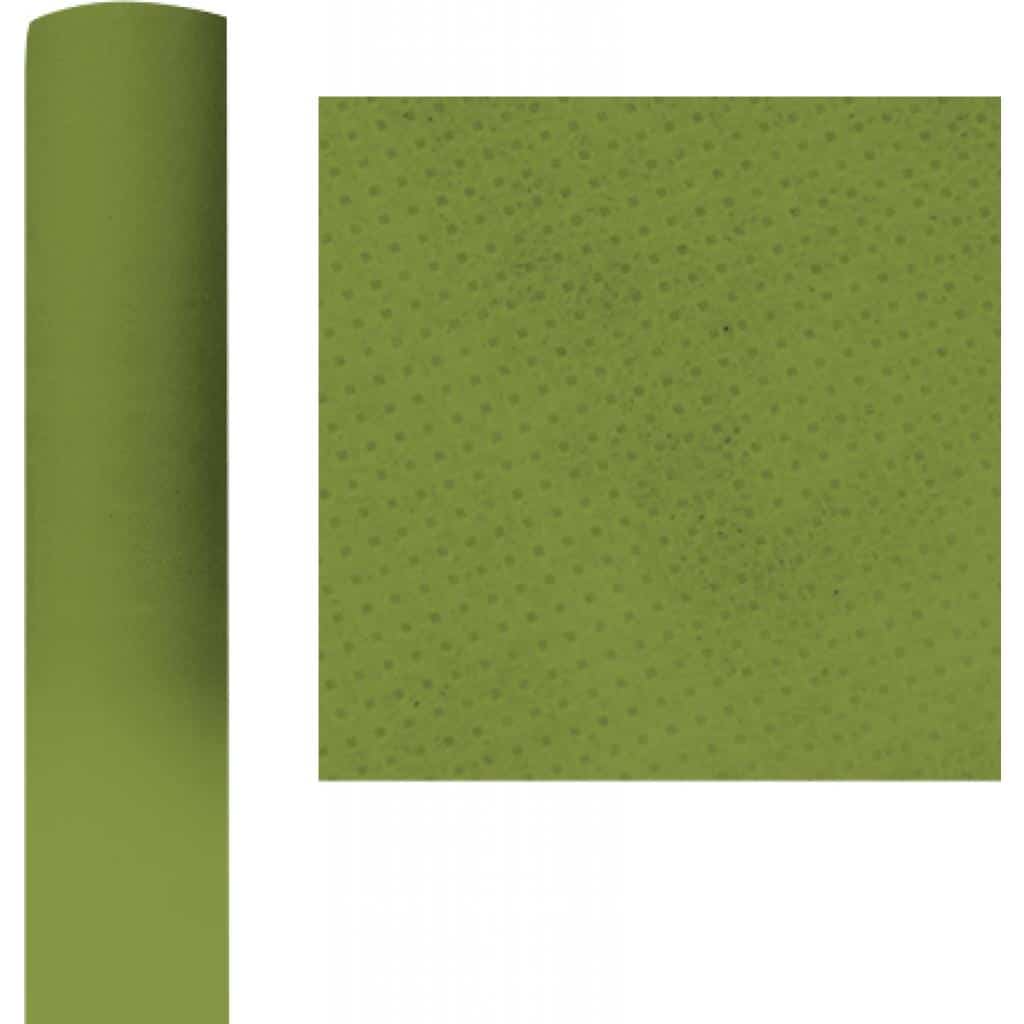NAPPE PAPIER DAMASSE VERT KIWI 1.20x25M