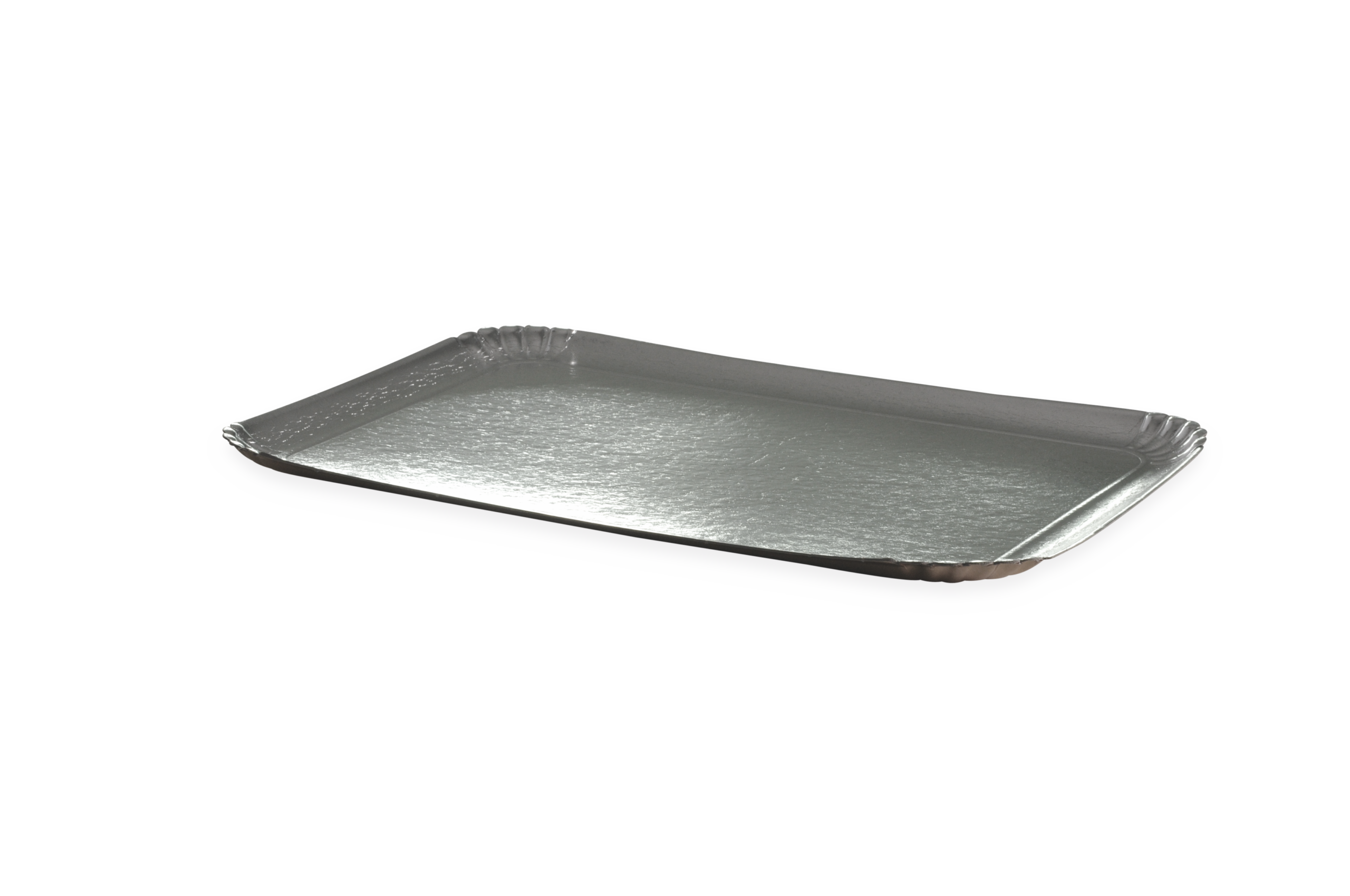 PLATEAU TRAITEUR CARTON | ARGENT | 28x42CM