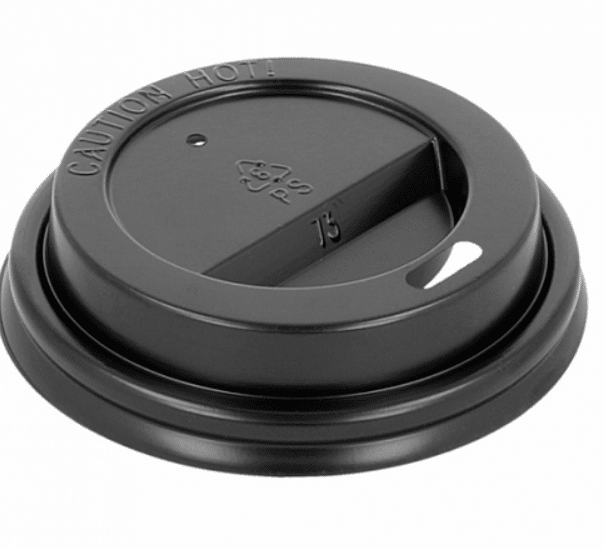 COUVERCLE NOIR GOBELET CARTON 10CL