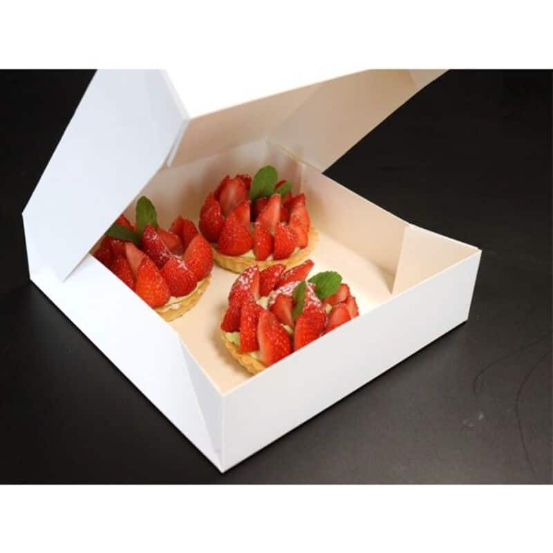 BOITE PATISSIERE EN CARTON 31x31x5