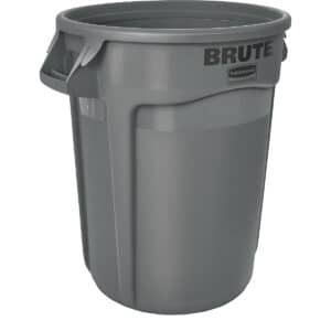 CONTENEUR BRUTE ROND GRIS | 121,1L